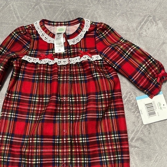 PLAID with Ruffle Footie - Picture 3 of 5